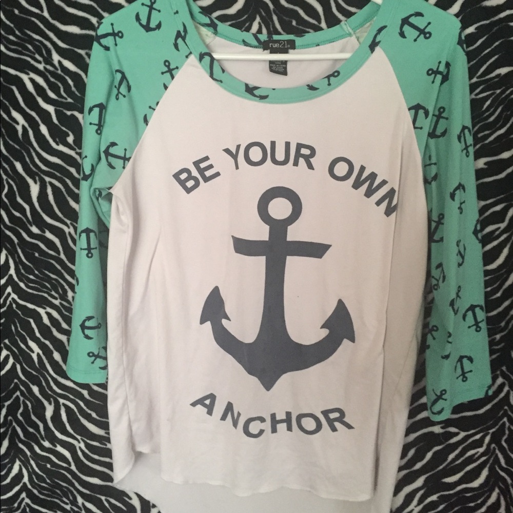 Be your own anchor shirt