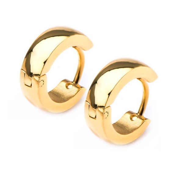 Other - Stainless Steel Huggies Earrings