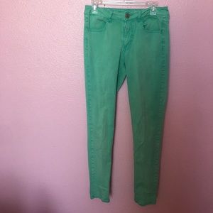 HIGH WAISTED COLORED SKINNY JEANS
