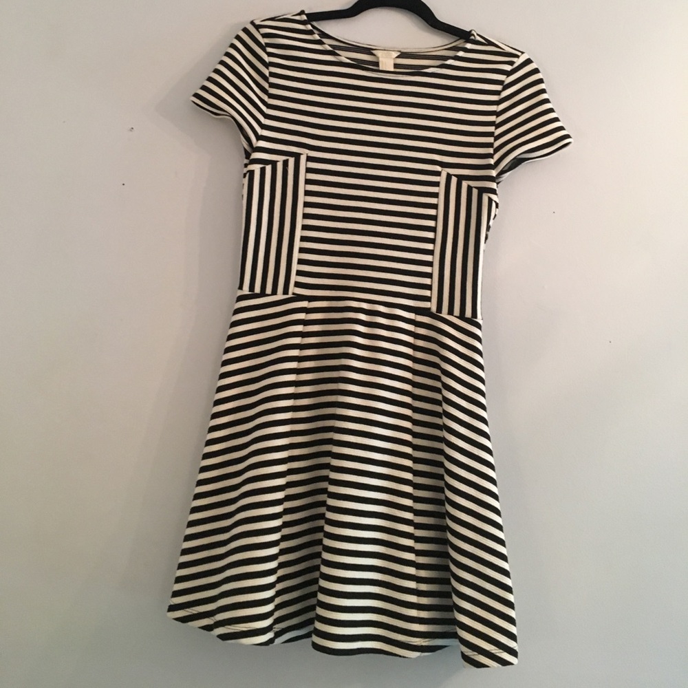 Fitted torso A-line dress