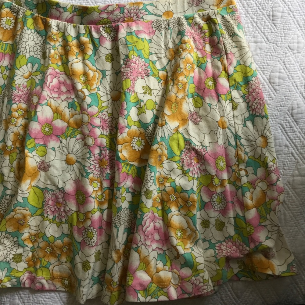 Floral Skater Skirt