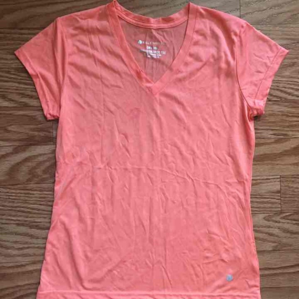 Pink workout top