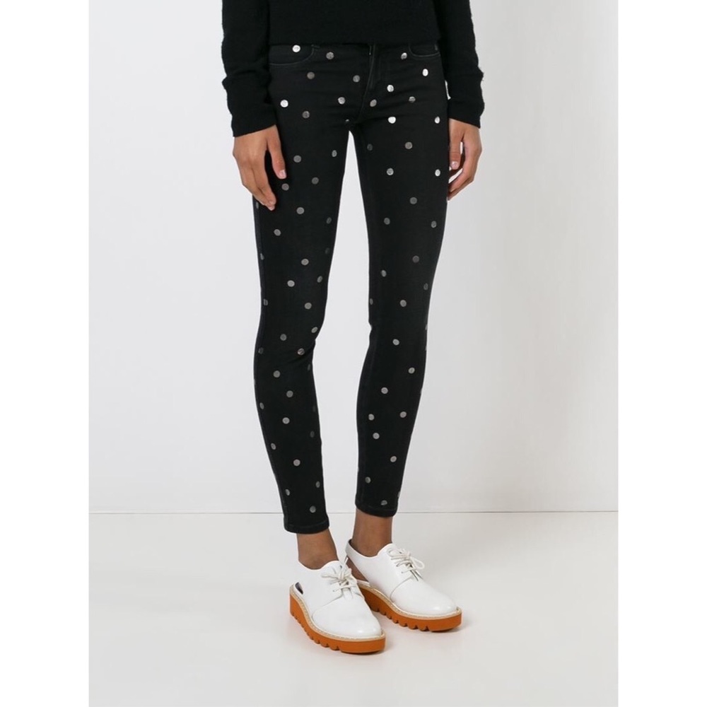 ❌SOLD❌ Stella McCartney Polka Skinny Jeans 25 - Picture 1 of 7