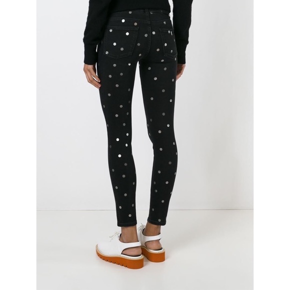 ❌SOLD❌ Stella McCartney Polka Skinny Jeans 25 - Picture 2 of 7