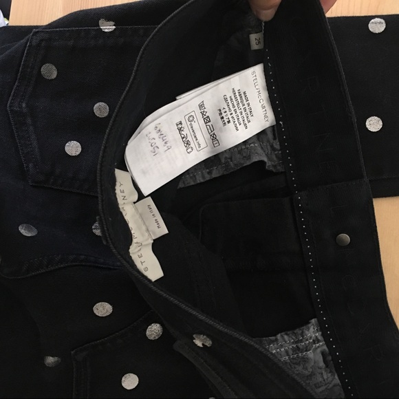 ❌SOLD❌ Stella McCartney Polka Skinny Jeans 25 - Picture 6 of 7