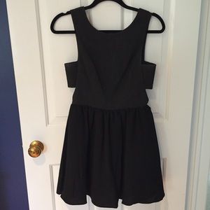 Keepsake black fit and flare dress