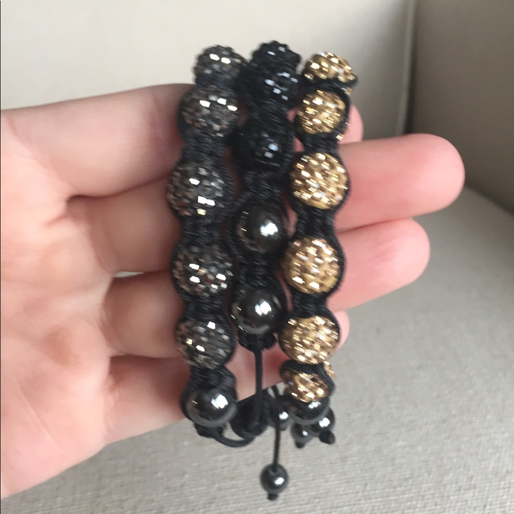 Swarovski crystal bracelet set of three - Picture 2 of 5