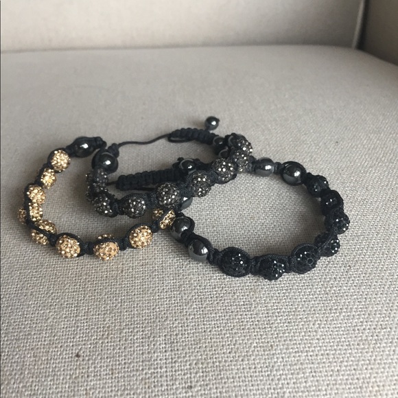 Swarovski crystal bracelet set of three - Picture 4 of 5