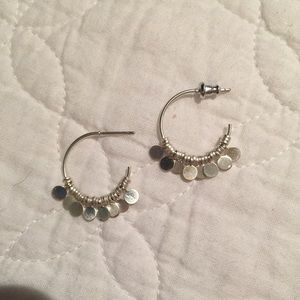 Silver hoop earrings NEW