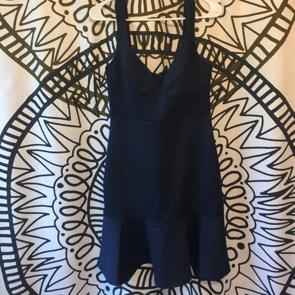 Lulus navy dress