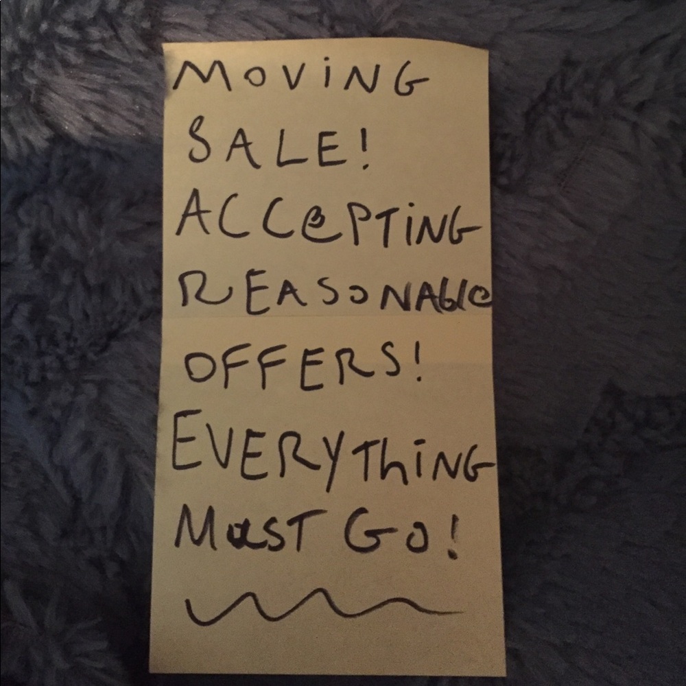 Moving sale!!