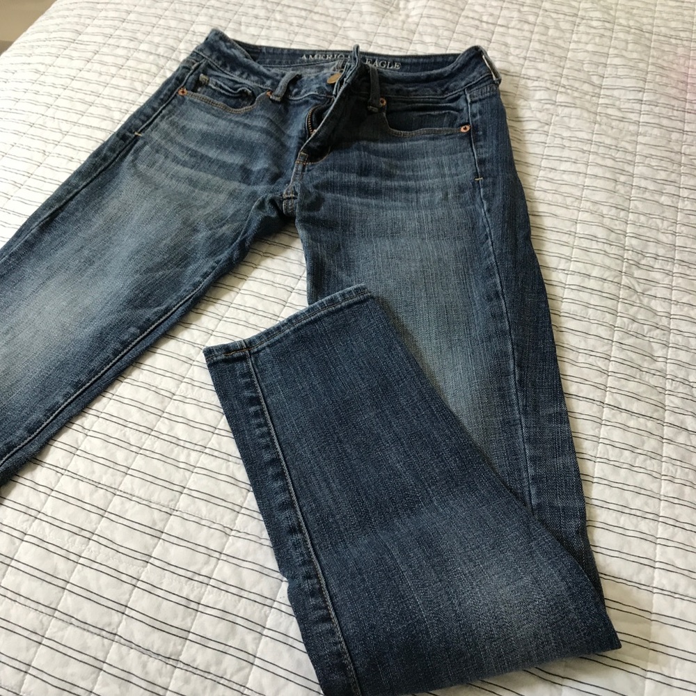 American Eagle Skinny Stretch Jeans size 4 Long