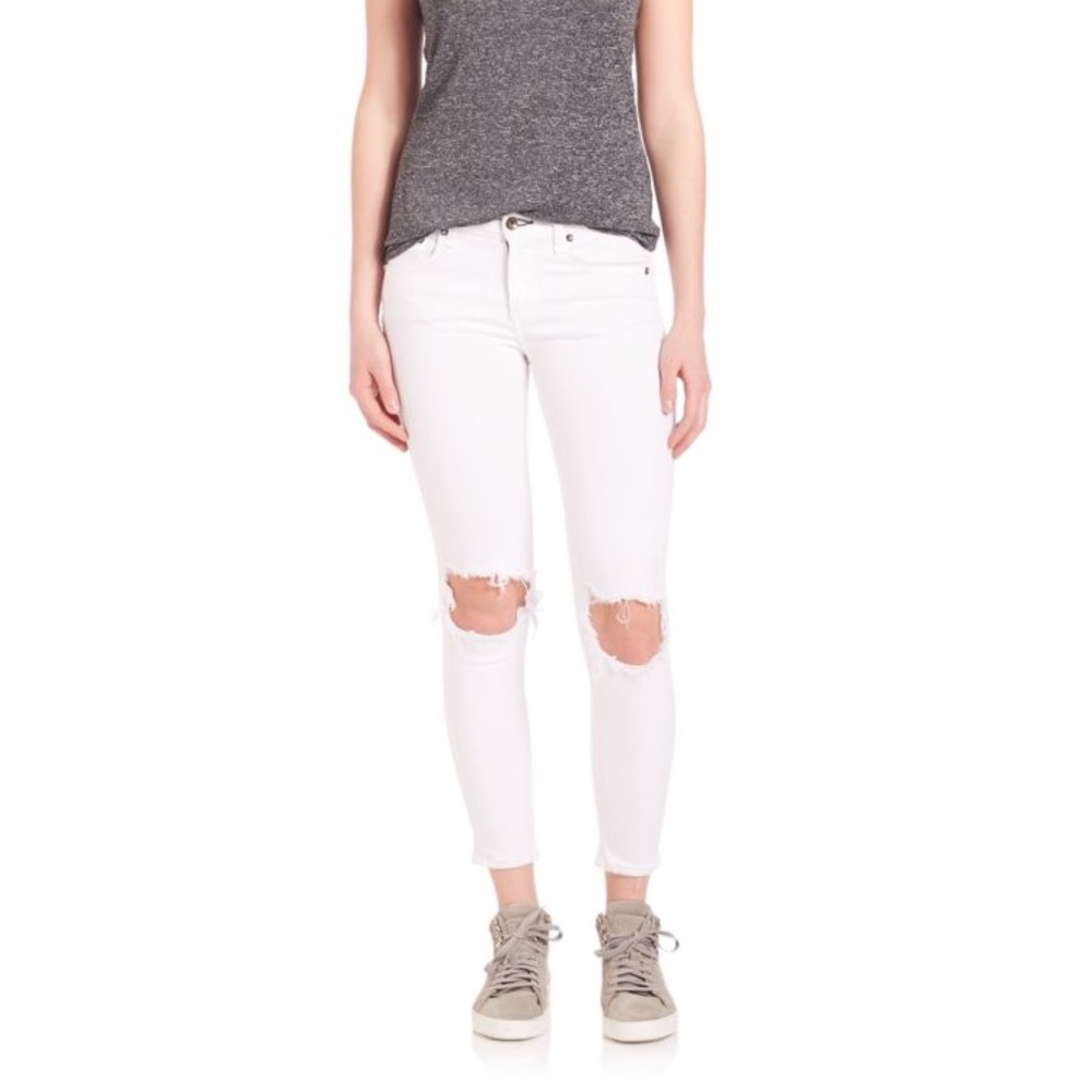 rag and bone white skinny jeans