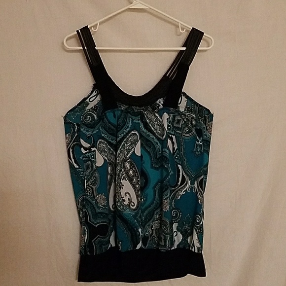 Nice beaded blouse with banded waist - Picture 3 of 3