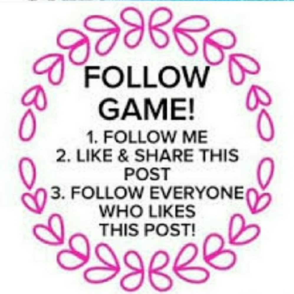 POSHMARK FOLLOW GAME!!!