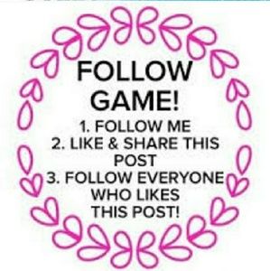 POSHMARK FOLLOW GAME!!!