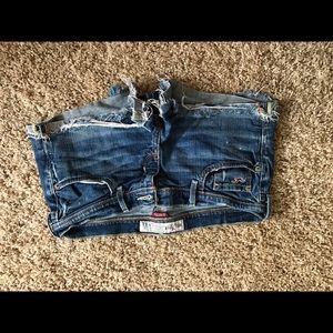 Hollister jean shorts