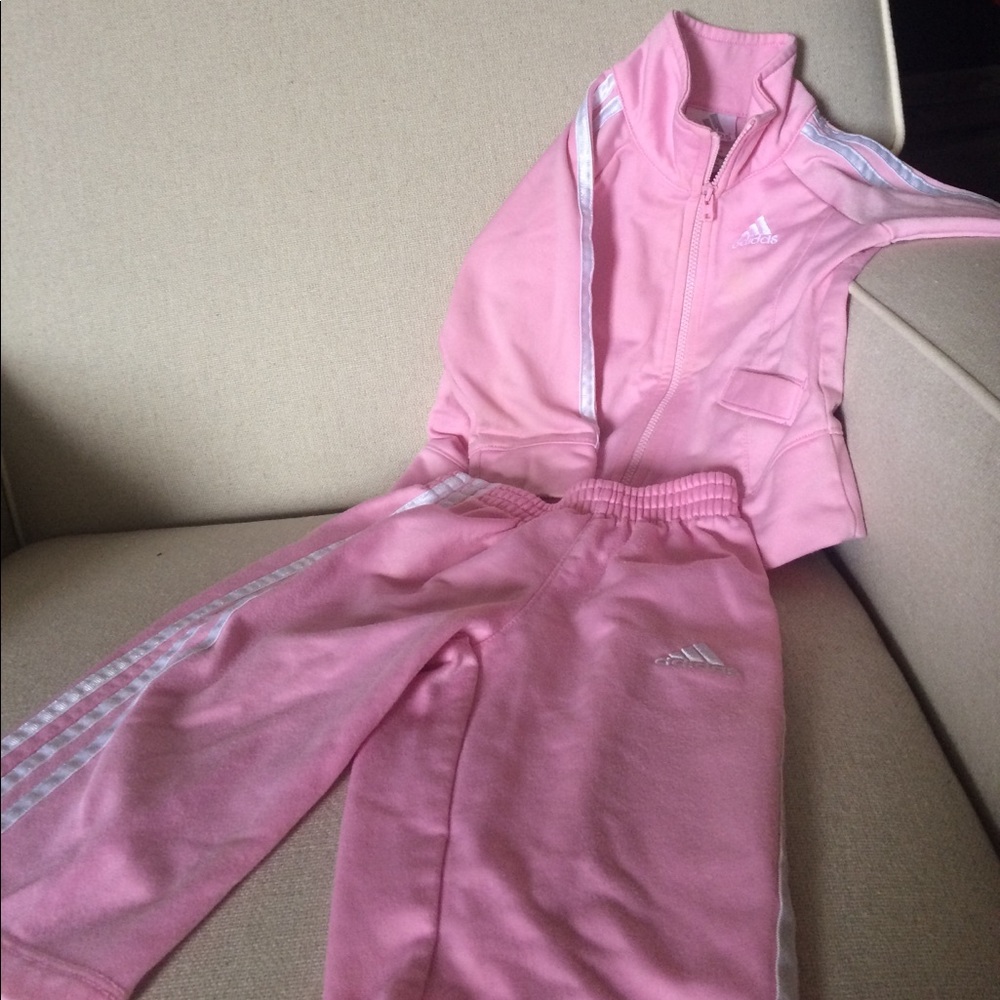 Adidas Pink Track Suit