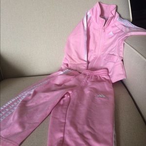 Adidas Pink Track Suit
