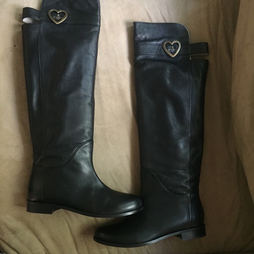 Vivienne Westwood Black Biker boots