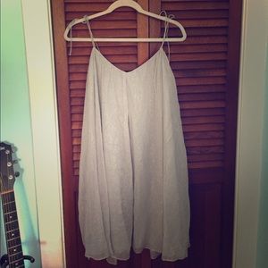 Halston Heritage Dress- Grey with Shimmer