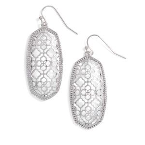 NWT Kendra Scott Silver Earrings