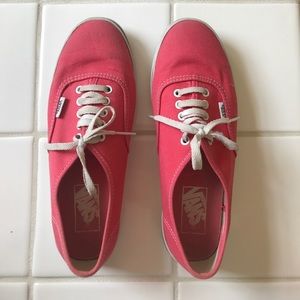 CORAL VANS SIZE 7