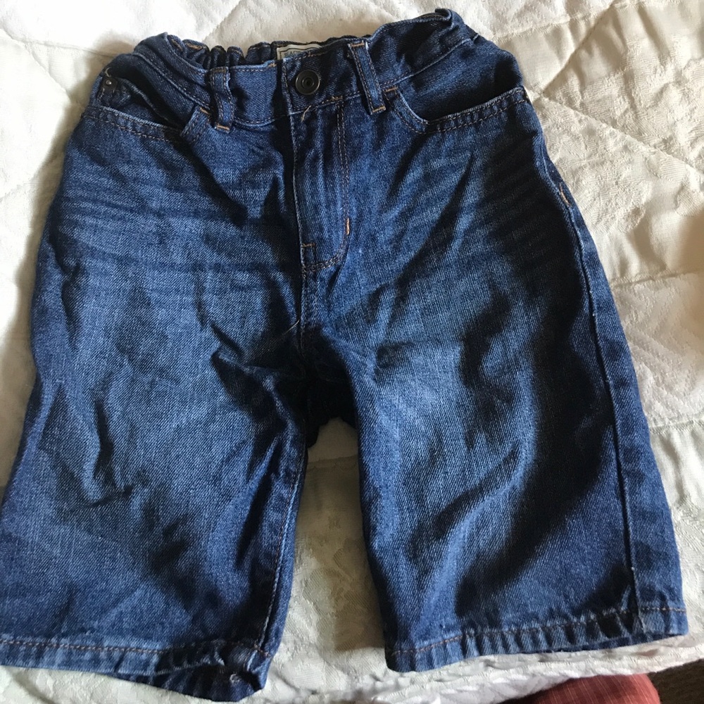 Denim shorts size 6 with adjustable waistband