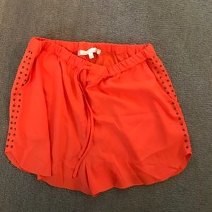 Lovers + friends studded track short size large