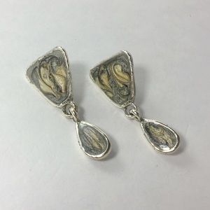 VINTAGE BERETI Dangle Studs