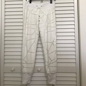 White Alexis jogger