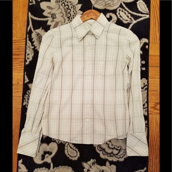 Burberry light nova button down shirt size 38 euro - Picture 2 of 8