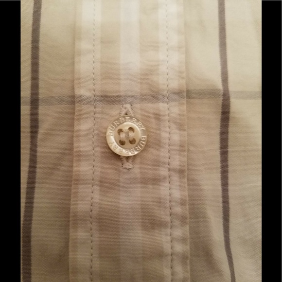 Burberry light nova button down shirt size 38 euro - Picture 5 of 8
