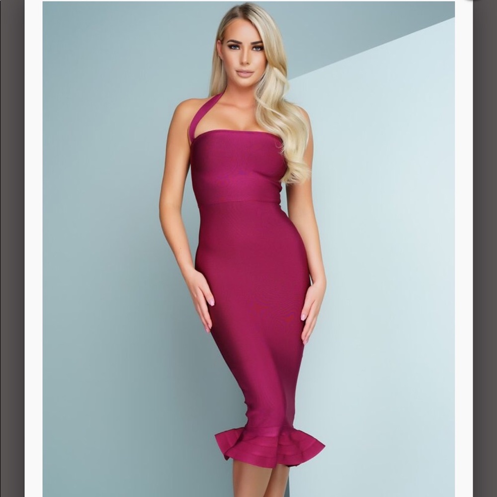 Mermaid bandage dress