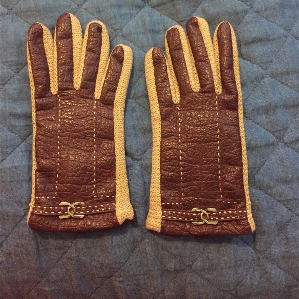 Kid Leather Driving Gloves Vintage 1970s