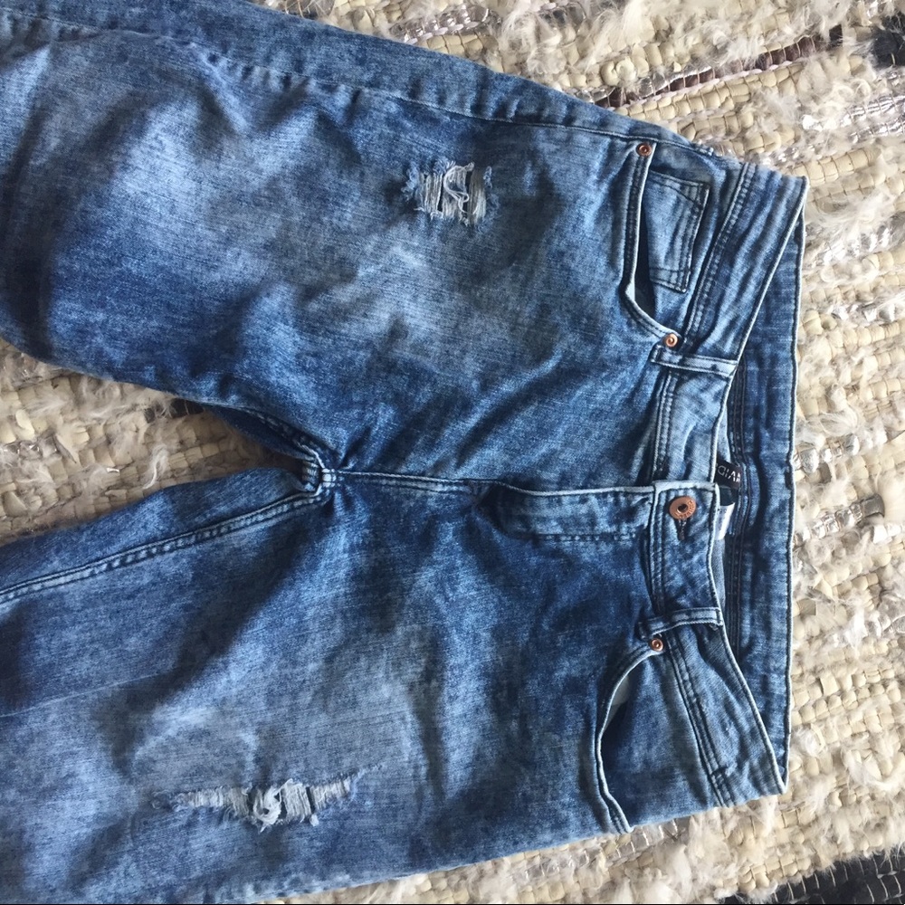 Acid Wash Vintage boyfriend Jeans 8