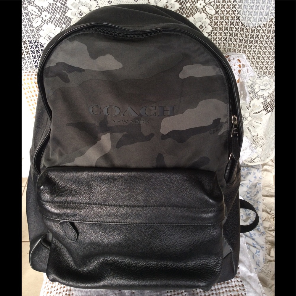 Authentic Coach Camo Backpack