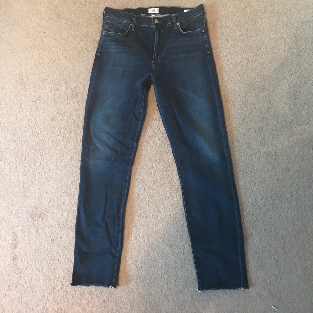 A Gold E crop skinny jean