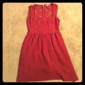 Burgundy Urban Outfitters dress