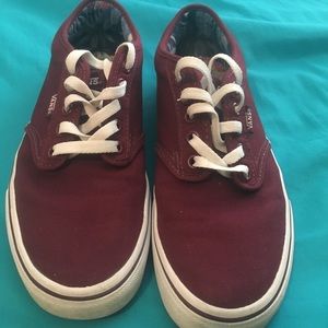 Maroon Vans