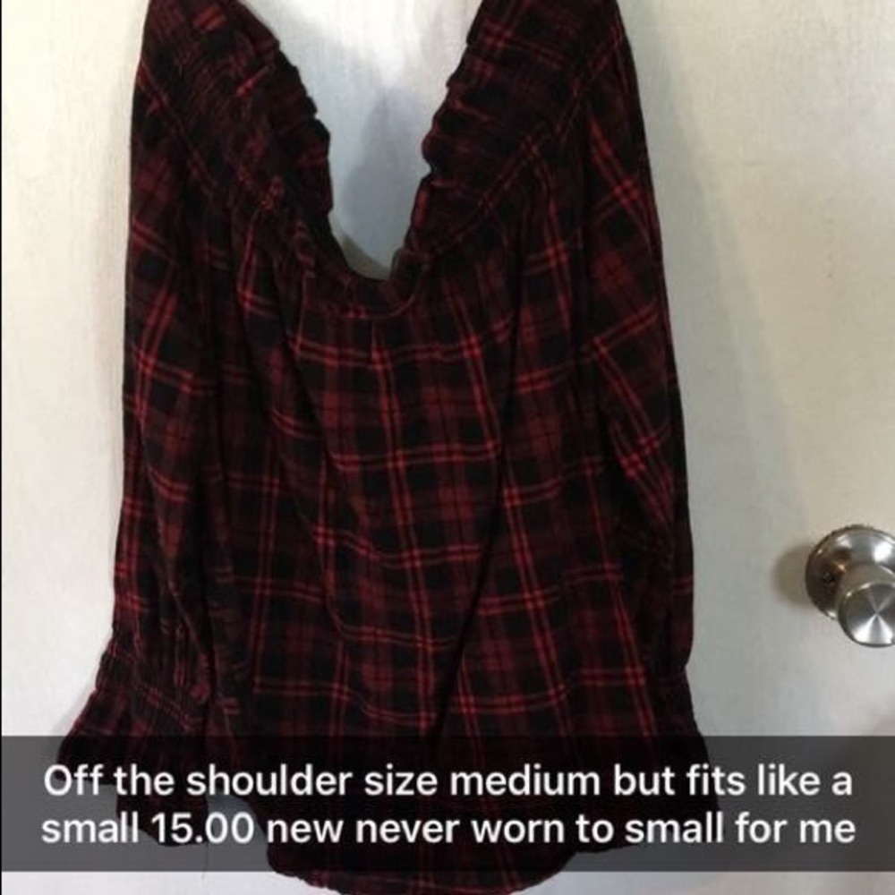 Off the shoulder shirt