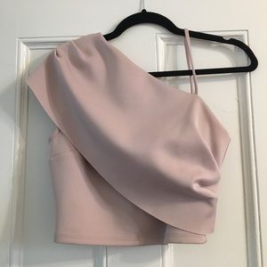 Asos Dress Top with Structured One Shoulder