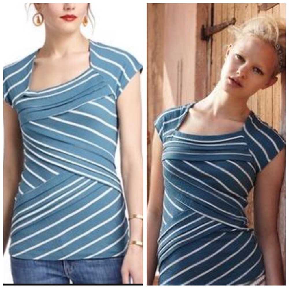 Anthropologie Postmark Slanted Layers Tee- S