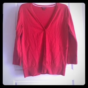 Merona Red Cardigan