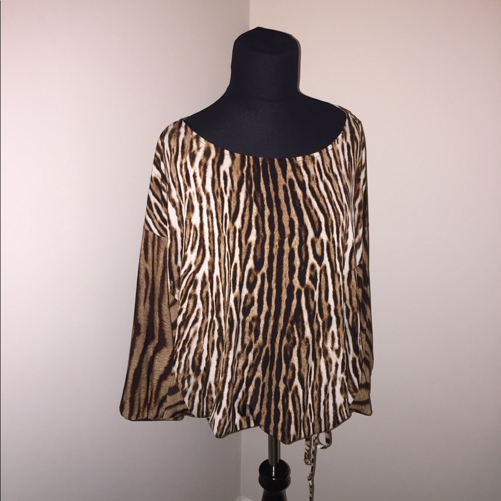Leopard print shirt by Micheal Kors