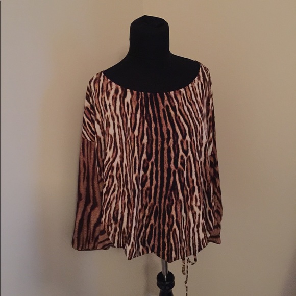 Leopard print shirt by Micheal Kors - Picture 3 of 4