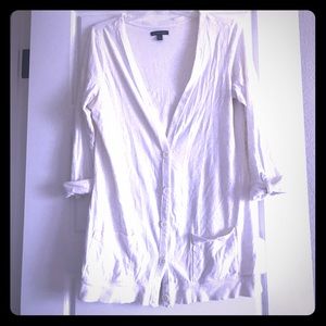 American Eagle Ivory Cardigan