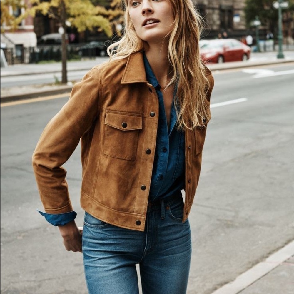 ISO! Madewell suede jacket