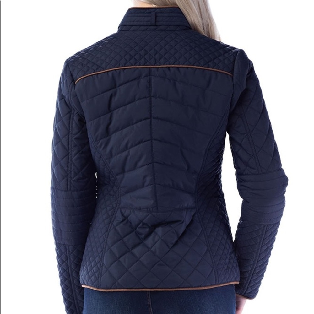 SALE!! LAST ONE! Navy Quilted Jacket - Picture 4 of 5