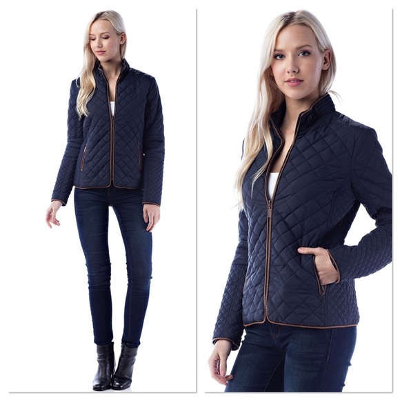 Lavender Moon Jackets & Blazers - SALE!! LAST ONE! Navy Quilted Jacket